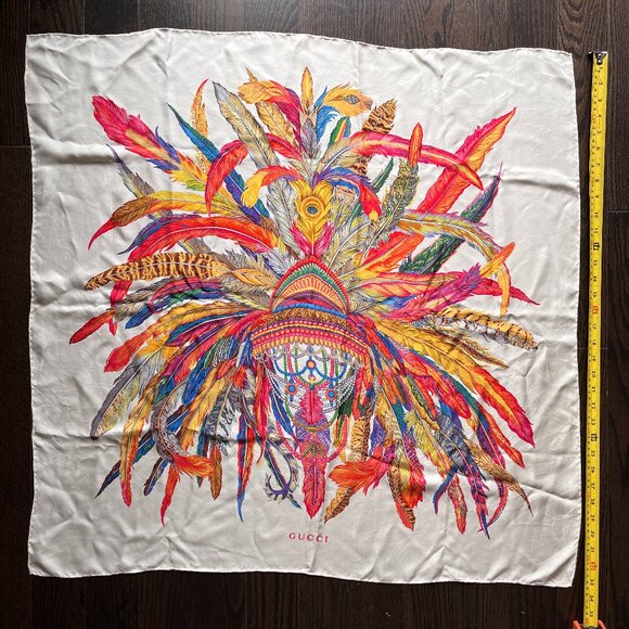 GUCCI Silk Scarf - Picture 3 of 4